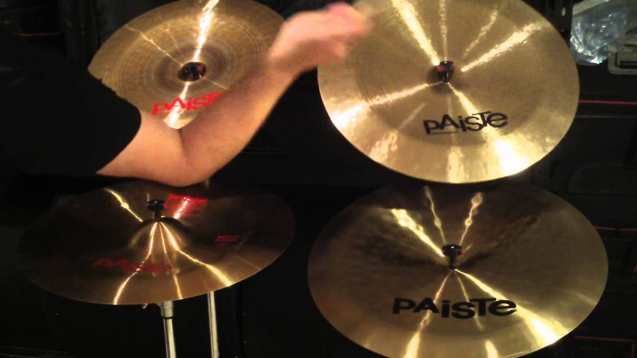 Paiste 2002, Twenty, & Sound Creation china cymbal comparison