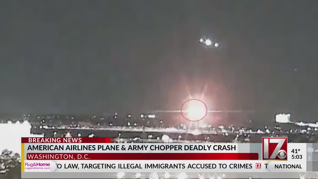 American Airlines plane, Army chopper deadly crash in DC