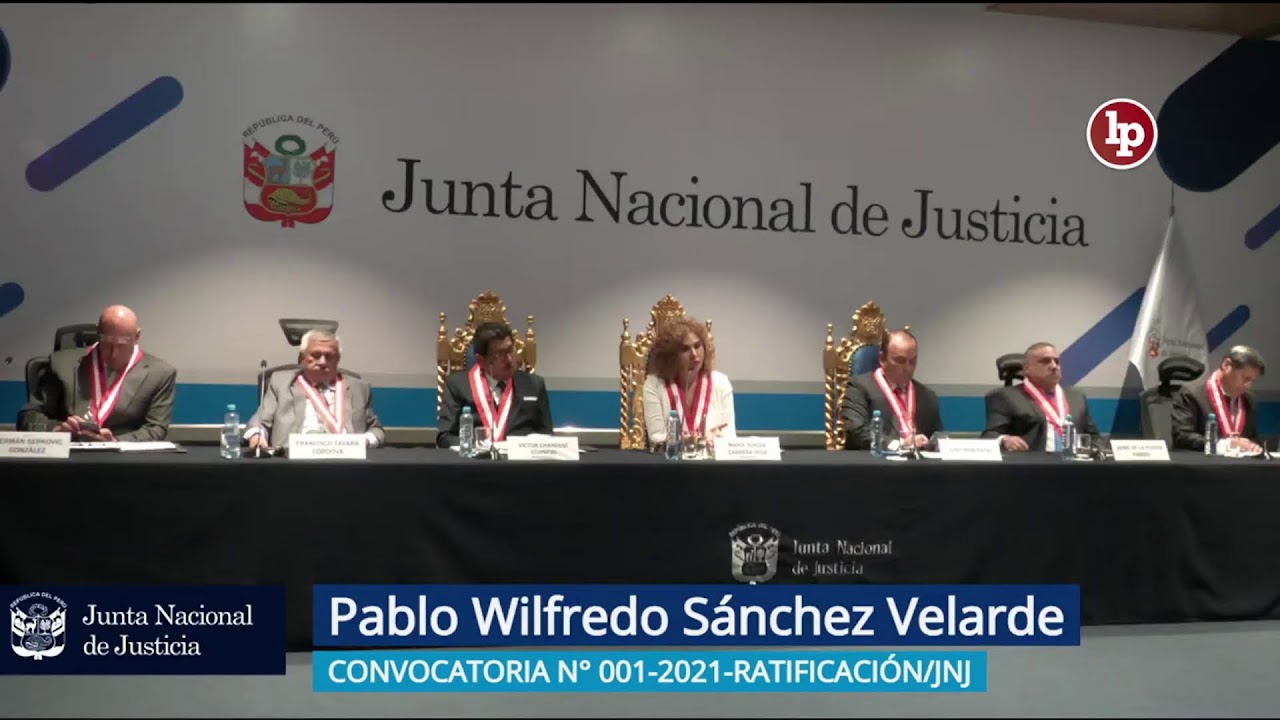 JNJ: informe de Pablo Sánchez en proceso de ratificación