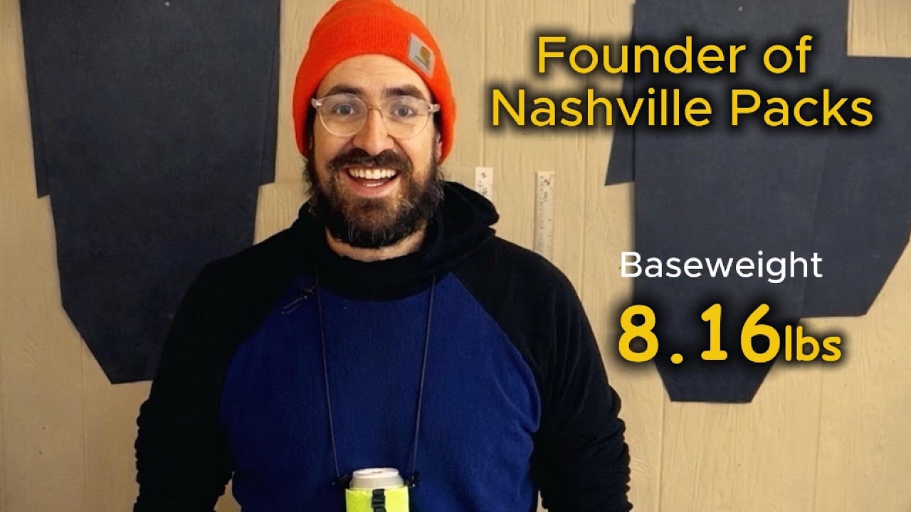 Ultralight Shakedown: 8.16 lbs base-weight - Nashville Packs Founder