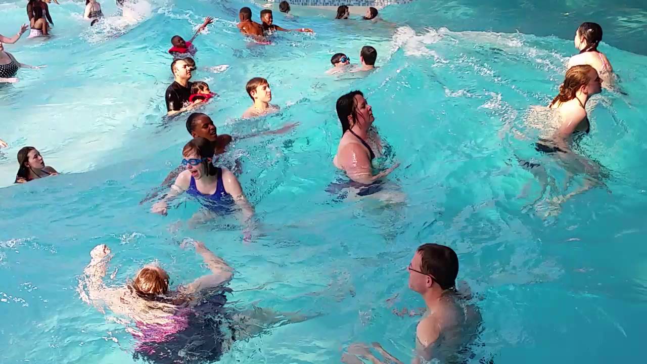 Me in wave pool at Wilderness