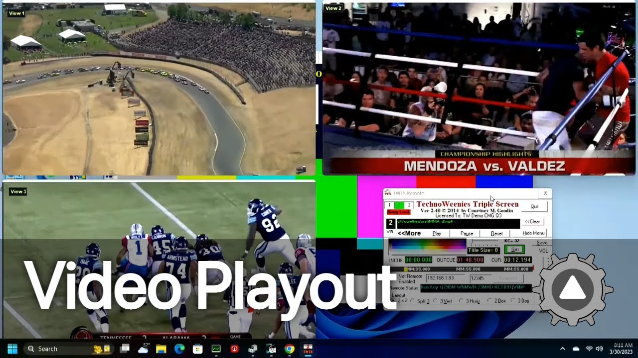 Focus on Video Playout