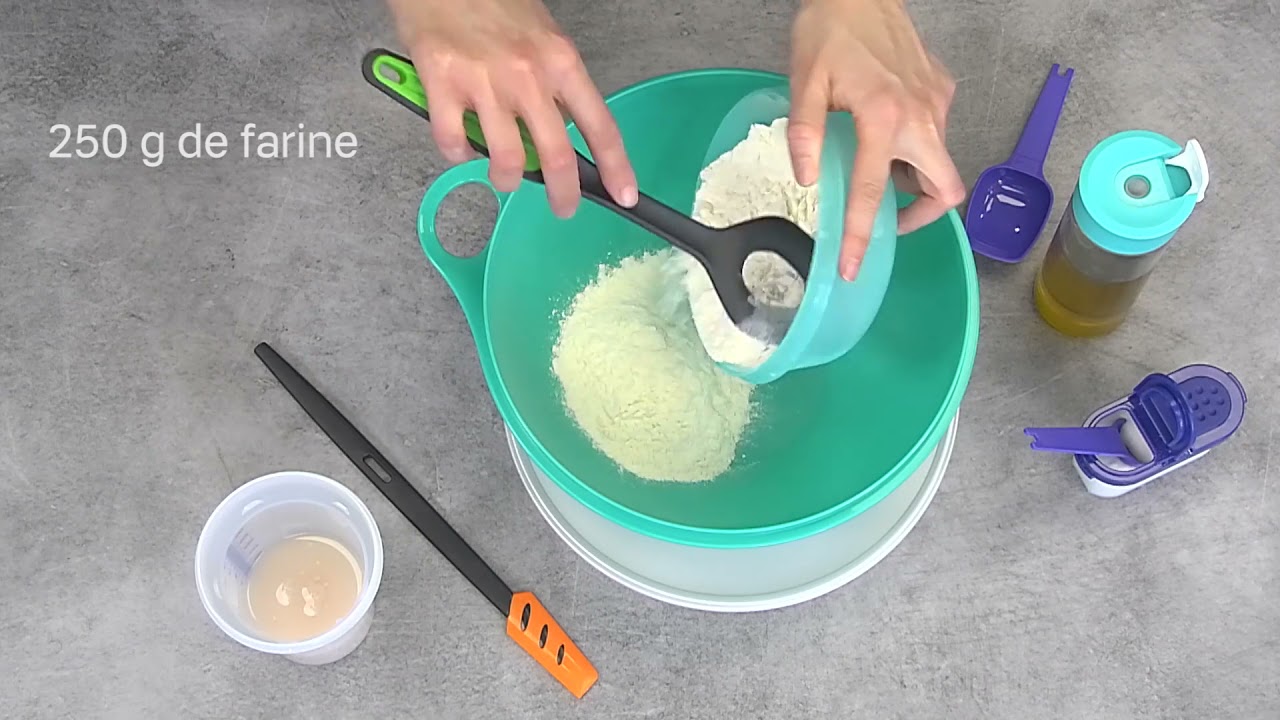 pâte à pizza tupperware