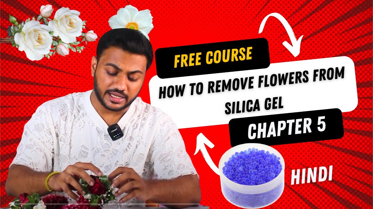 Removing Dried Flowers from Silica Gel & Sealing with Lacquer | Resin Art Techniques Chapter 2.3: