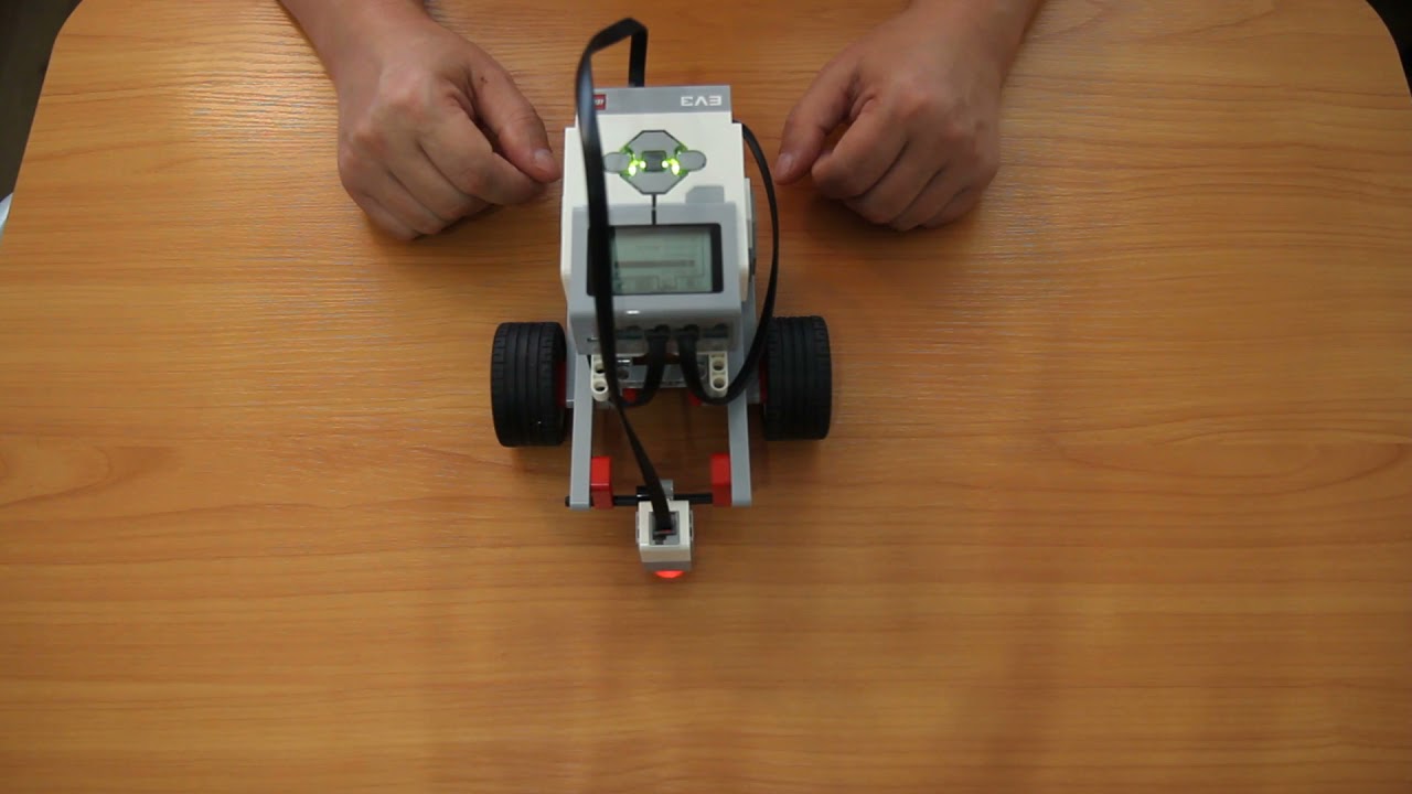 Программирование движения по линии базовой тележки Lego Mindsorms EV3
