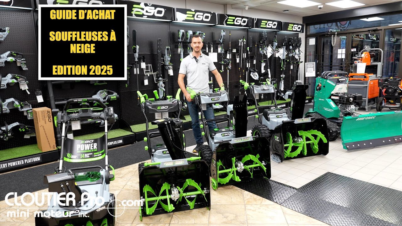Guide d'achat souffleuses - Édition 2025