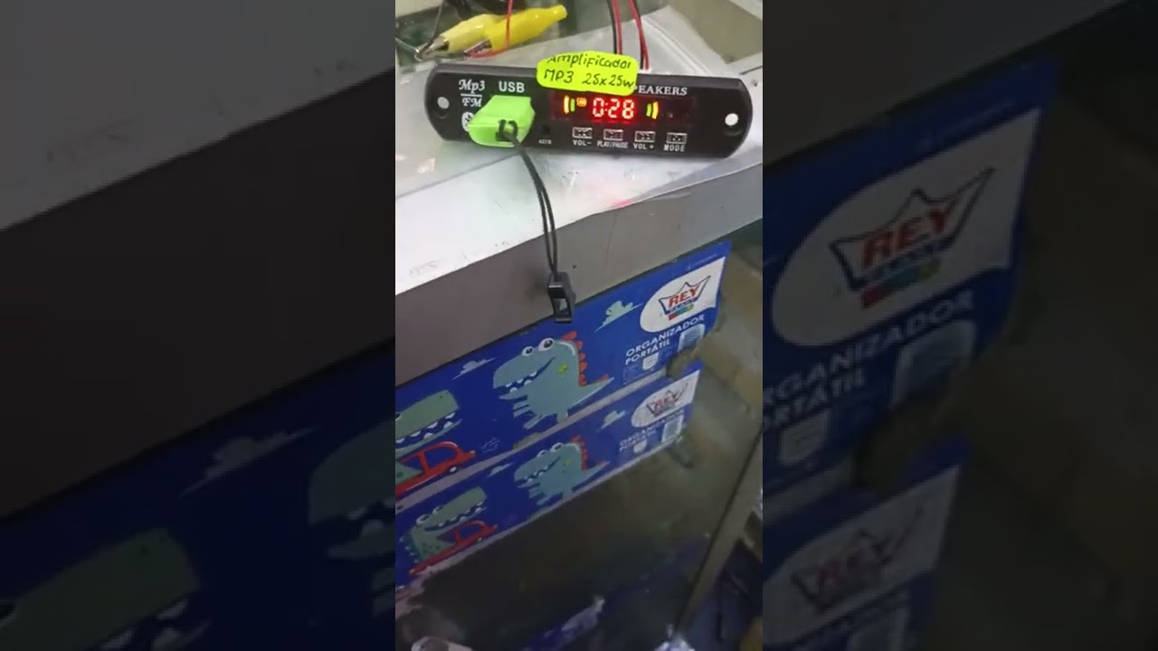 M&oacute;dulo MP3 con  amplificador 25x25w 12vdc