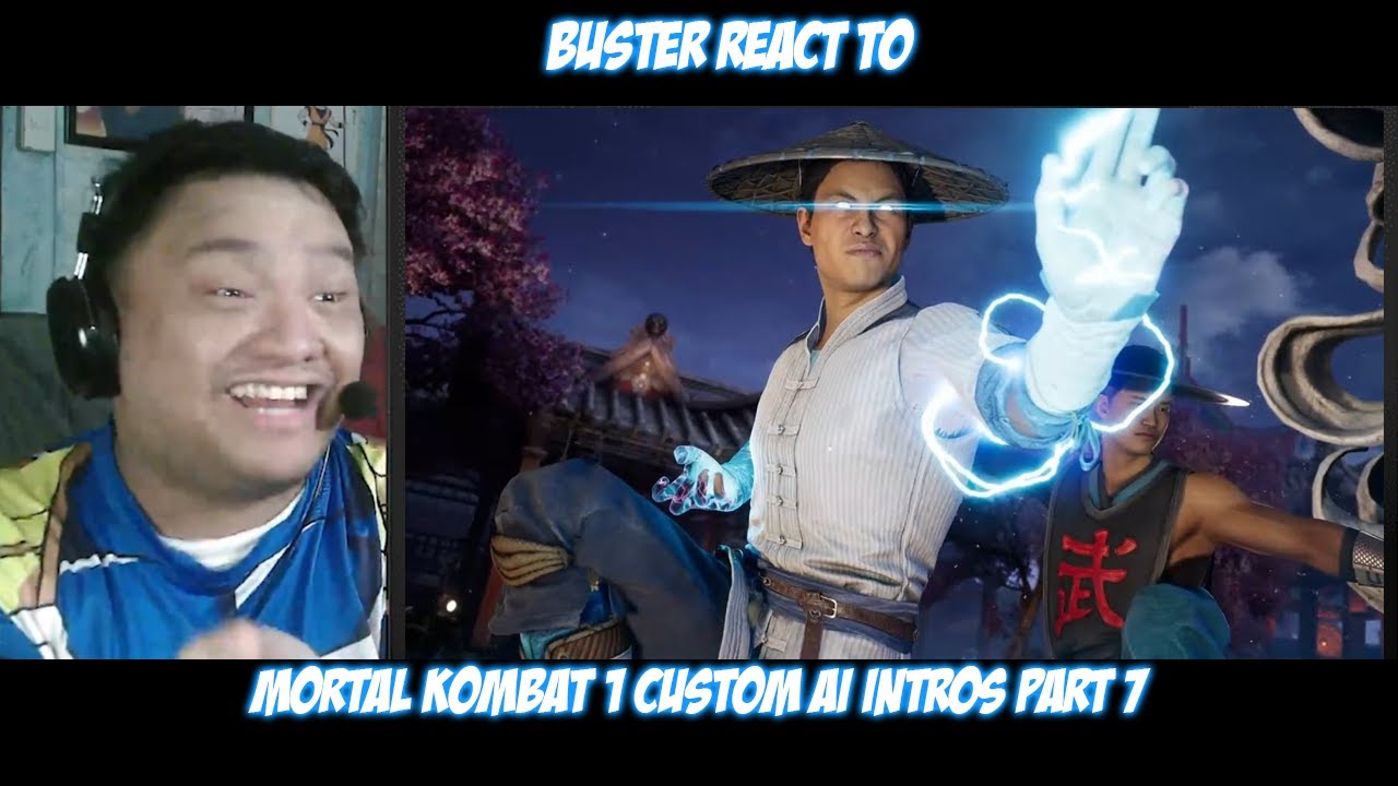 Buster Reaction to | Mortal Kombat 1 Custom AI Intros Part 7