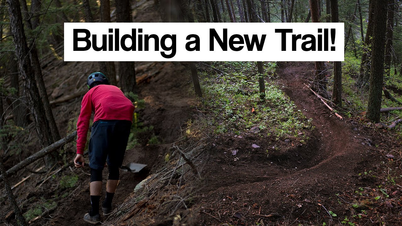 Building a Steep Mountain Bike Trail!