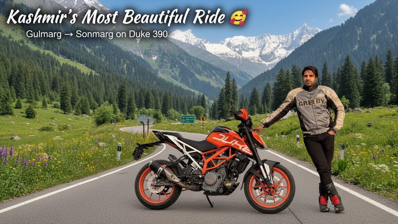 Gulmarg to🤗 Sonmarg on KTM Duke 390Heaven to Heaven Ride ❤️ IKRider