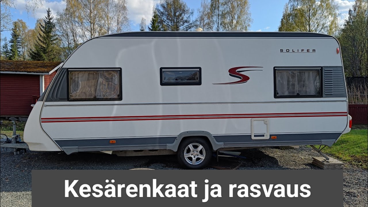 Soliferiin kes&auml;renkaat alle ja alustan rasvaus