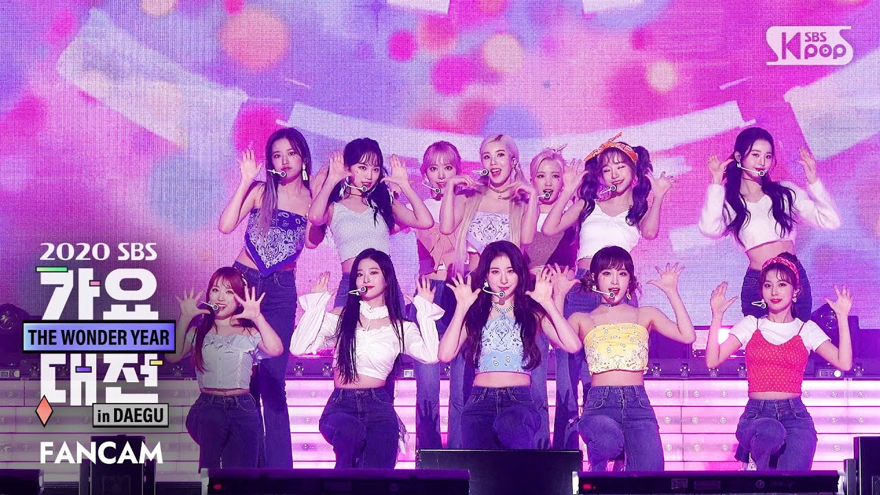 [2020 가요대전] 아이즈원 '페스티벌' 풀캠 (IZ*ONE 'Festival' Full Cam)│@2020 SBS Music Awards