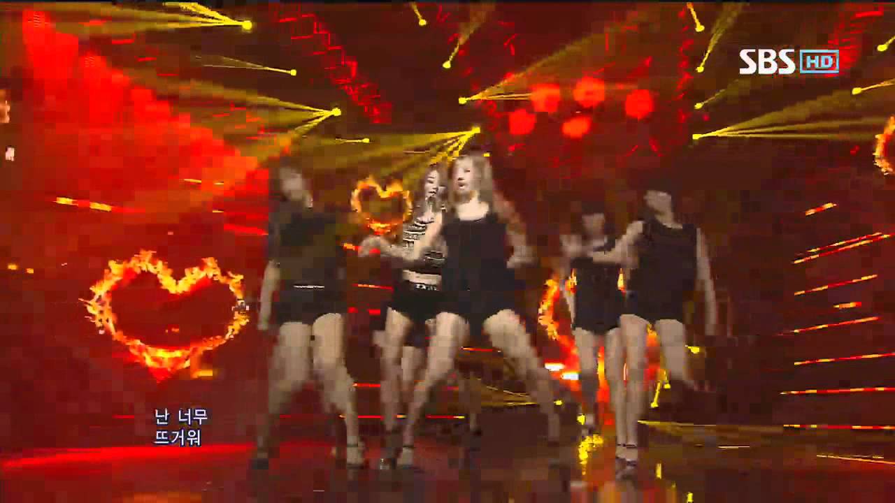 G.NA [2HOT] @SBS Inkigayo Популярная песня 20120624