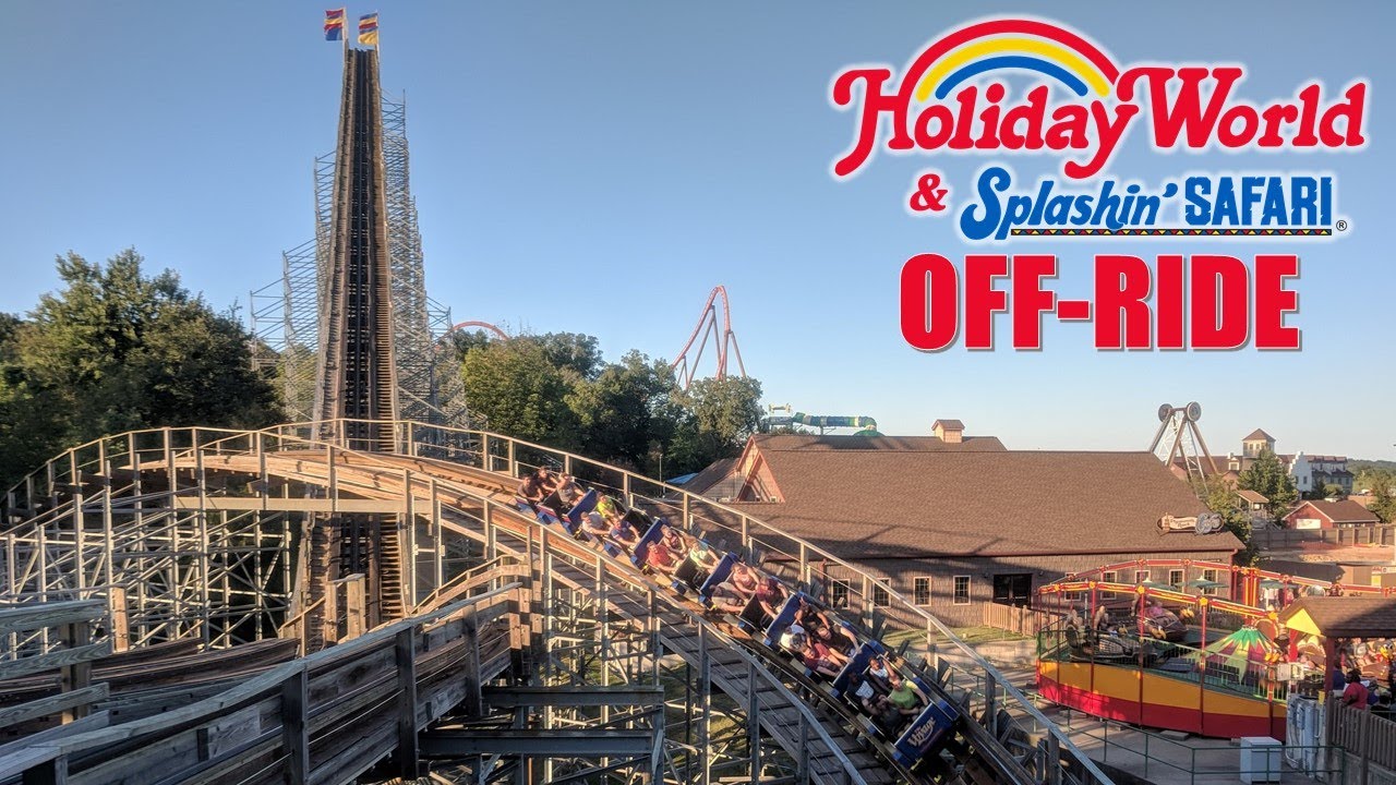 Holiday World Off-Ride Footage, Santa Claus Indiana Theme Park | Non-Copyright