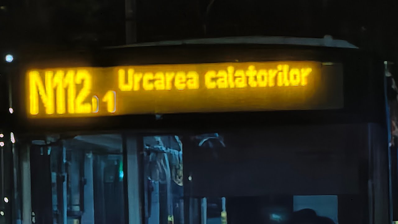 CALATORIE CU AUTOBUZUL OTOKAR KENT C-12 LINIA N112 #6608 INTRE 3 STATII #stb #tpbi 