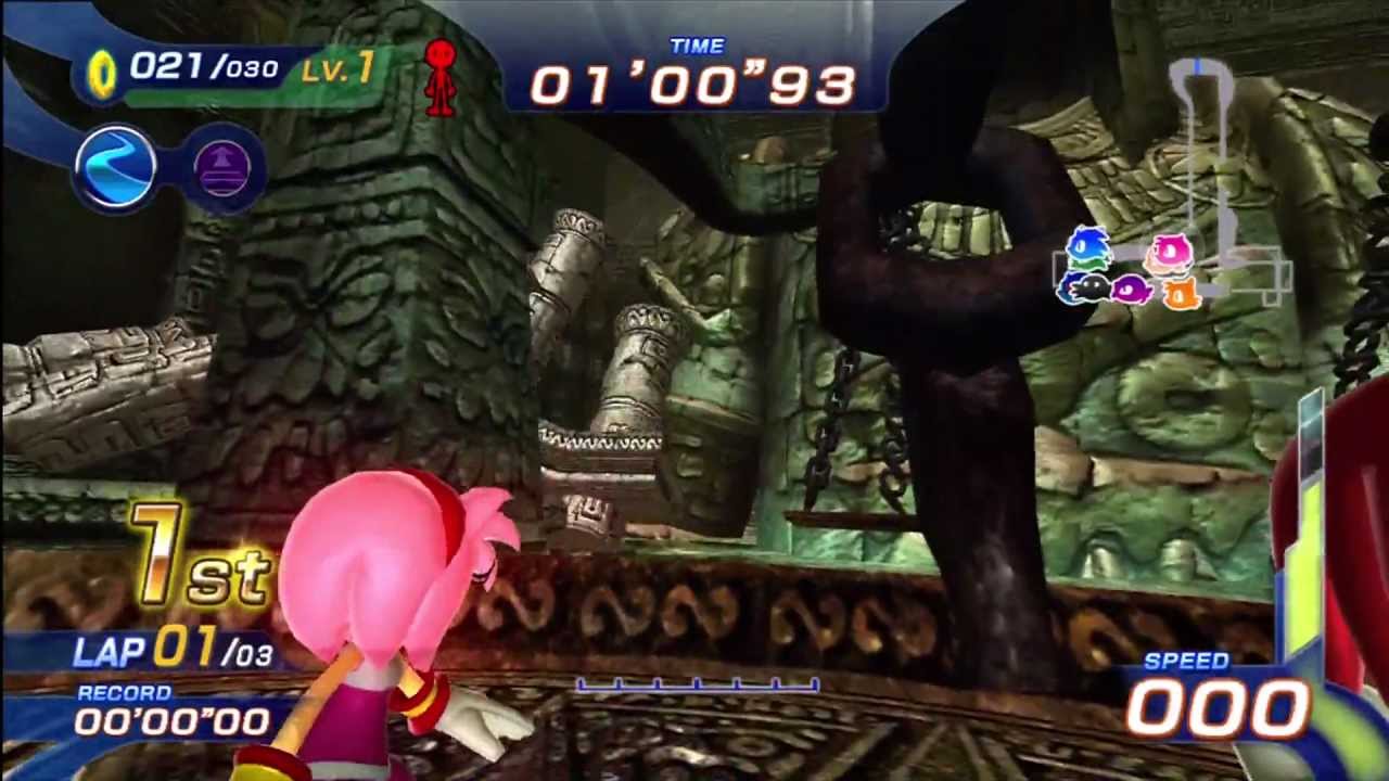 Sonic Free Riders: Forgotten Tomb (Standard / Free Race) [1080 HD]