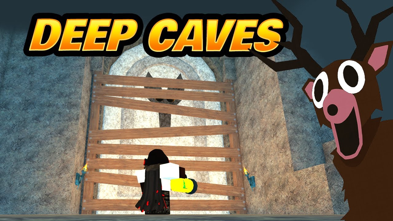 Completing the DEEP CAVES Solo - 99 Nights in the Forest Roblox