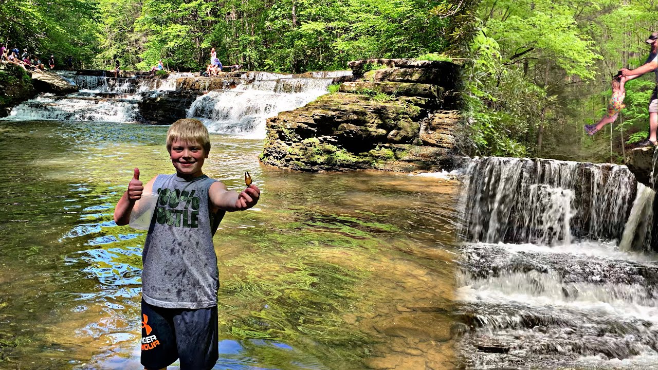 Waterfalls! Exploring the falls at Camp Creek State Park! - Campbell Falls & Mash Fork Falls!