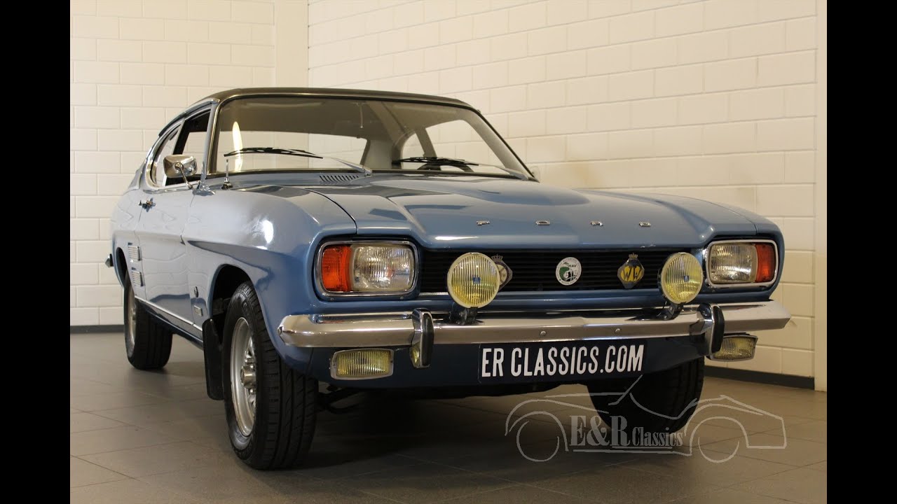 Ford Capri 6 cyl 2600 GT XLR 1972 hard to find collectors car restored -VIDEO- www.ERclassics.com
