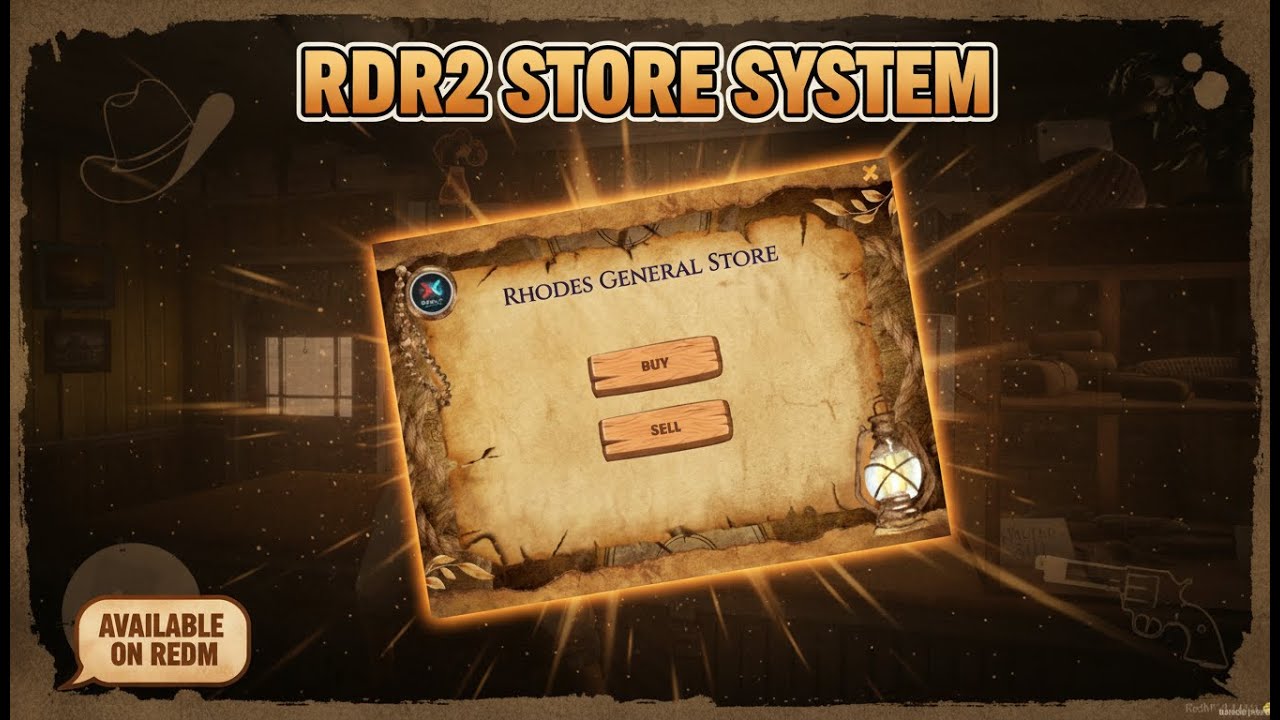 DXS Store Script &ndash; Custom Buy & Sell Shops for Your RedM RP Server