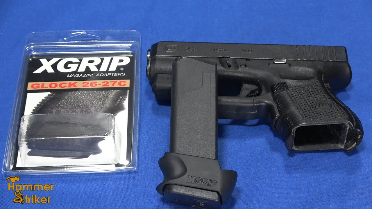 Обзор рукоятки X Grip для Glock 26 — чехол для магазина для полноразмерной рукоятки.