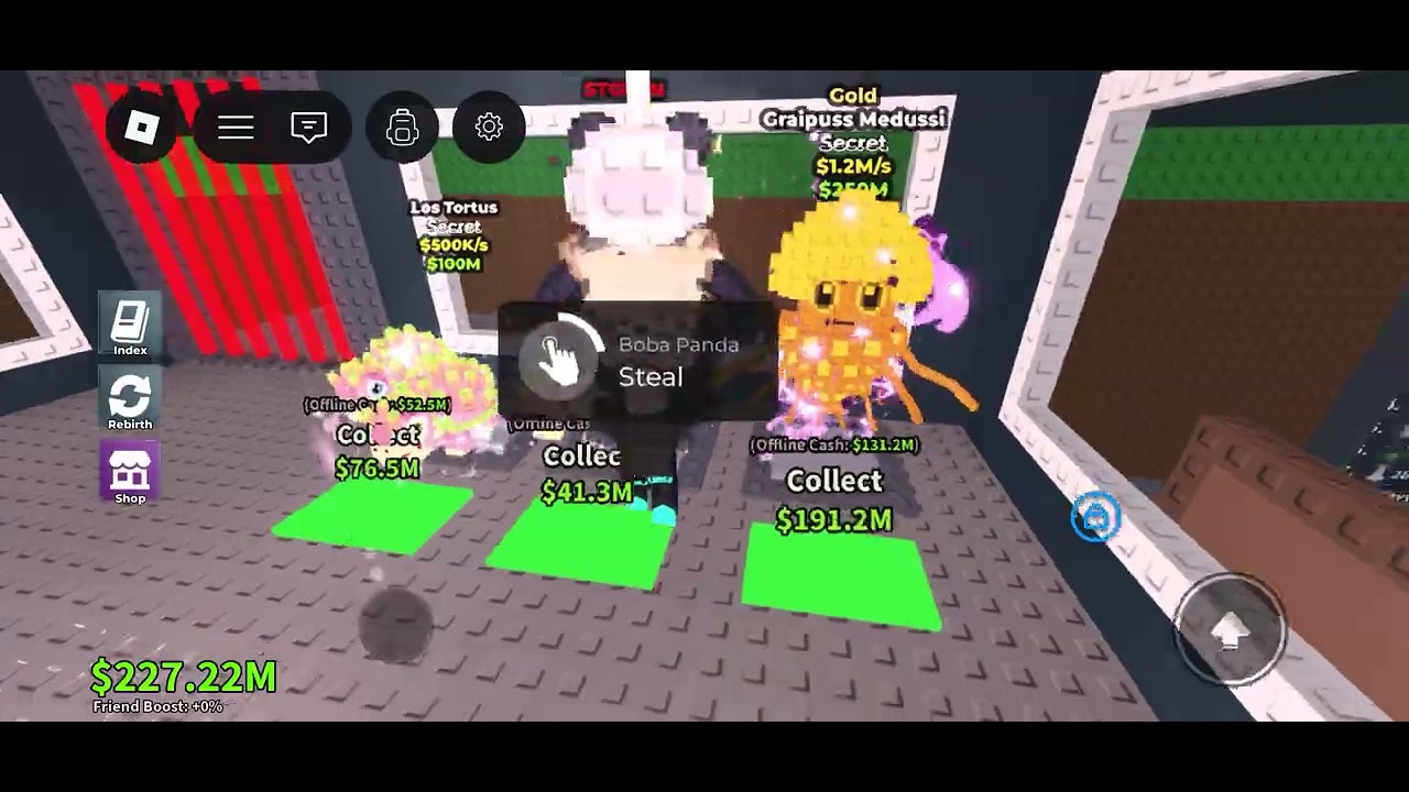 Playing steal a brainrot 