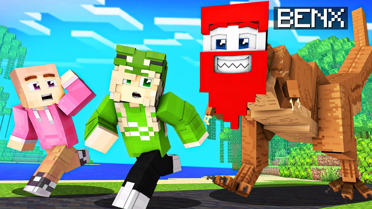 ICH PRANKE YOUTUBER als T-REX - Minecraft Freunde 2
