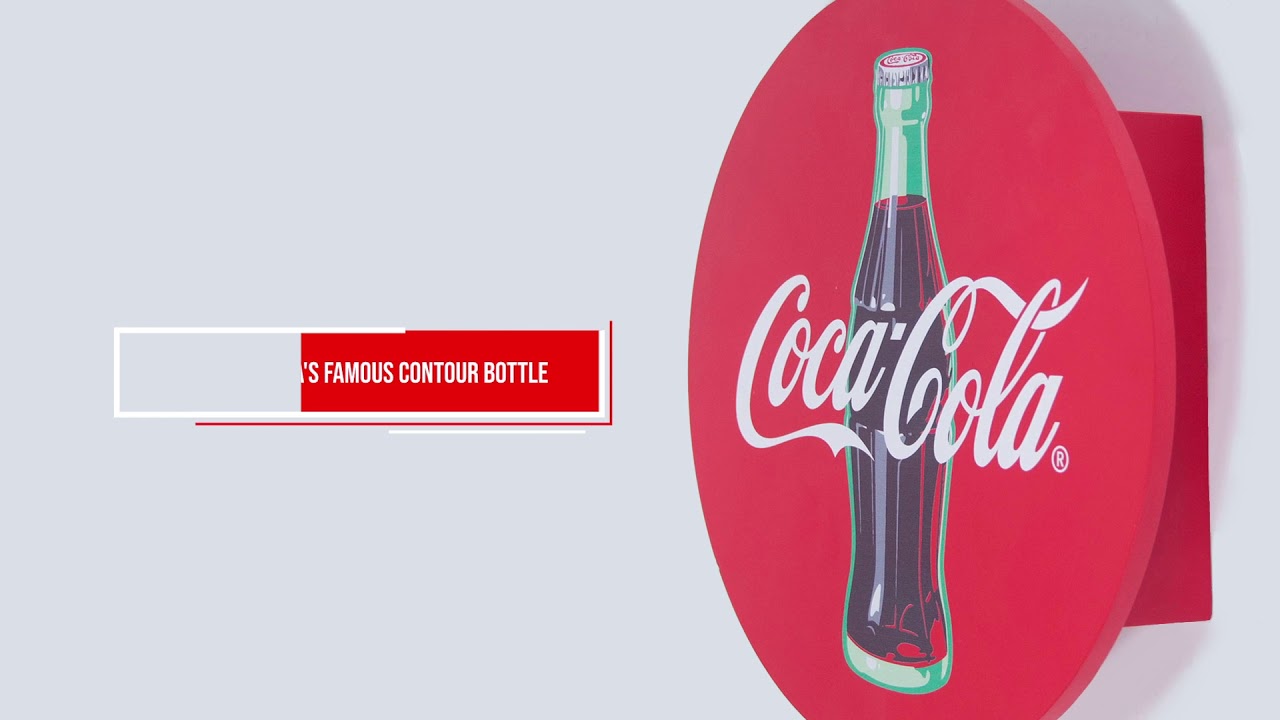 Coca-Cola Contour Bottle Key Box, Wall Decor