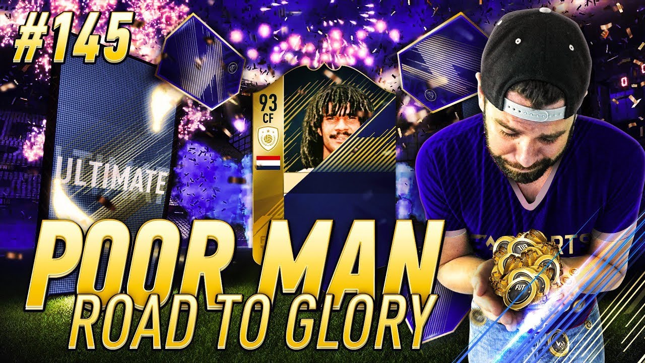 WE PACK 3 TOTS and an ICON! Crafting PRIME 93 GULLIT! - Poor Man RTG #145 - FIFA 18 ULTIMATE TOTS