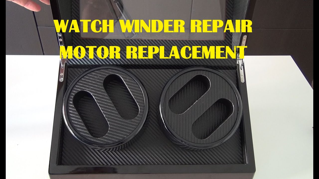 DIY, How to repair Watch Winder for replacing NEW motors and more: PART #2