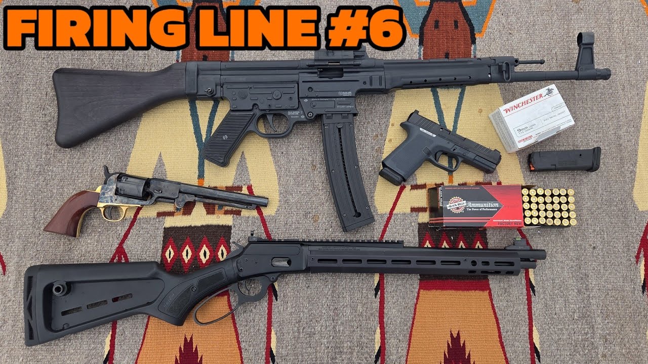 Firing Line No. 6: Marlin 1894 Dark Series 357mag, Ruger RXM, STG44-22 and Pietta Dancing Brothers