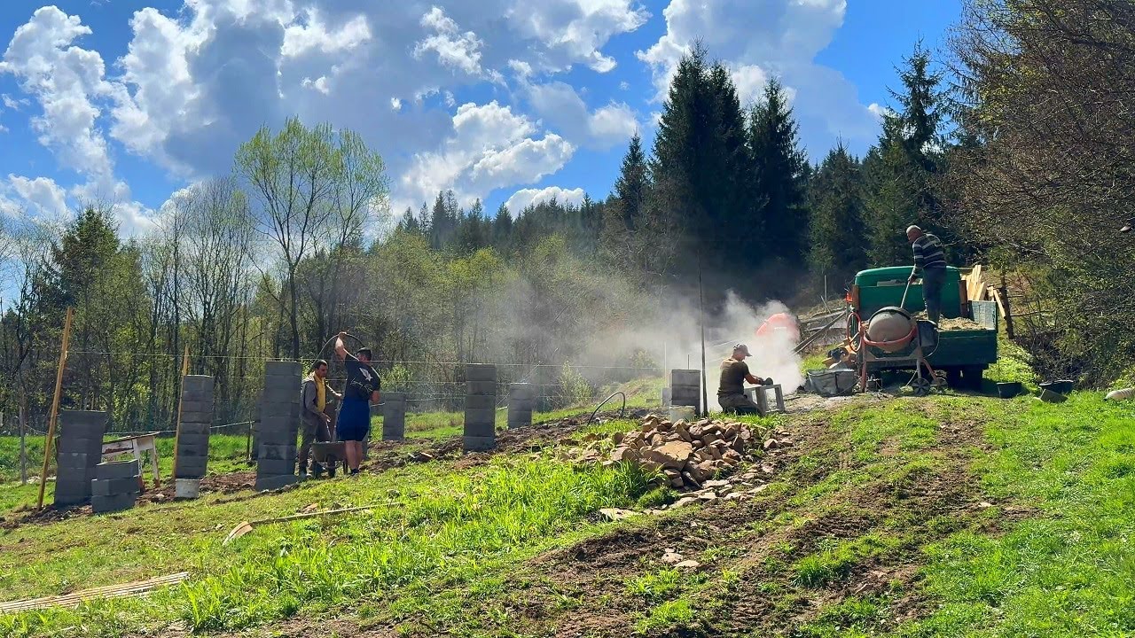 Building a Dream Home in the Carpathians | Family Life, Hard Work & Mountain Views