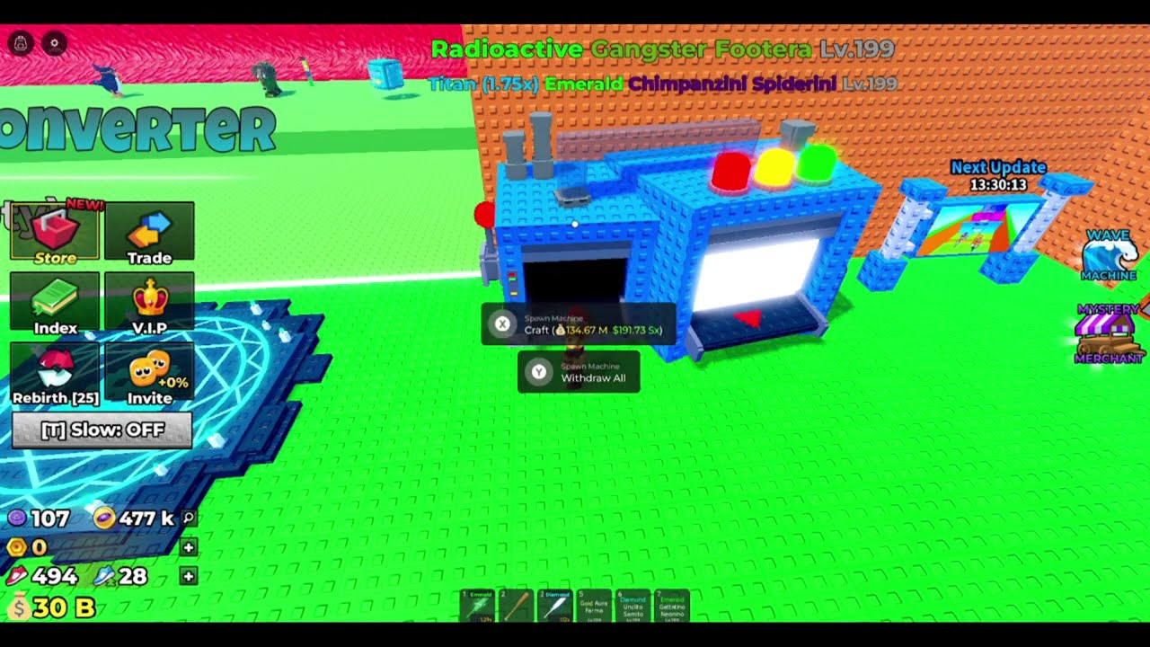 I TESTED THE SPAWN MACHINE… AND GOT MULTIPLE INSANE BRAINROTS 🤯🔥 #roblox #tsunami #brainrot