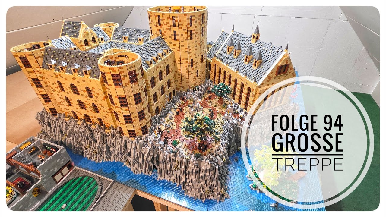 Hogwarts (Harry Potter) aus Klemmbausteinen – Folge 94 - Riesenupdate Große Treppe! // Pennybricks