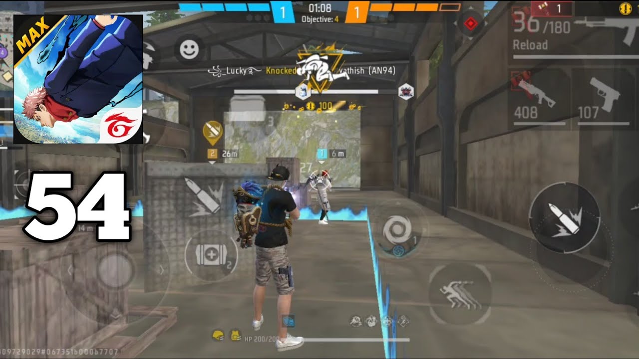 Free Fire Max × Jujutsu Kaisen || Gameplay part 54