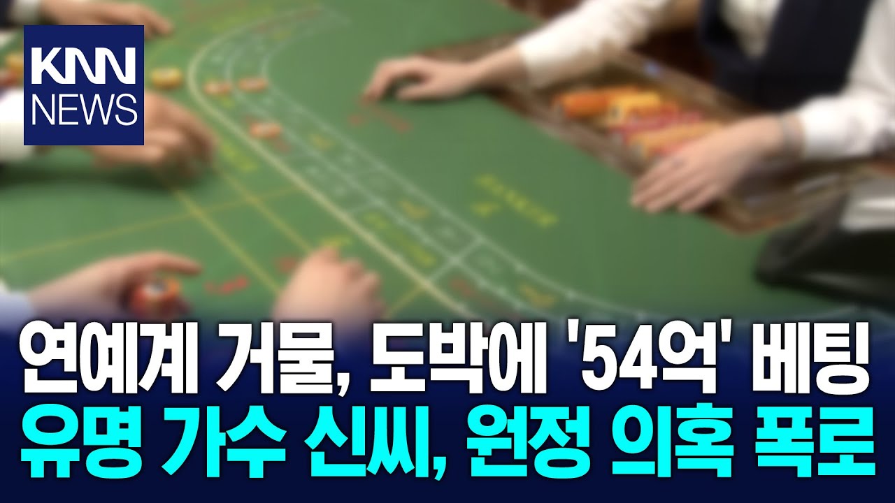 유명 연예인, 美 원정도박 의혹…신씨 