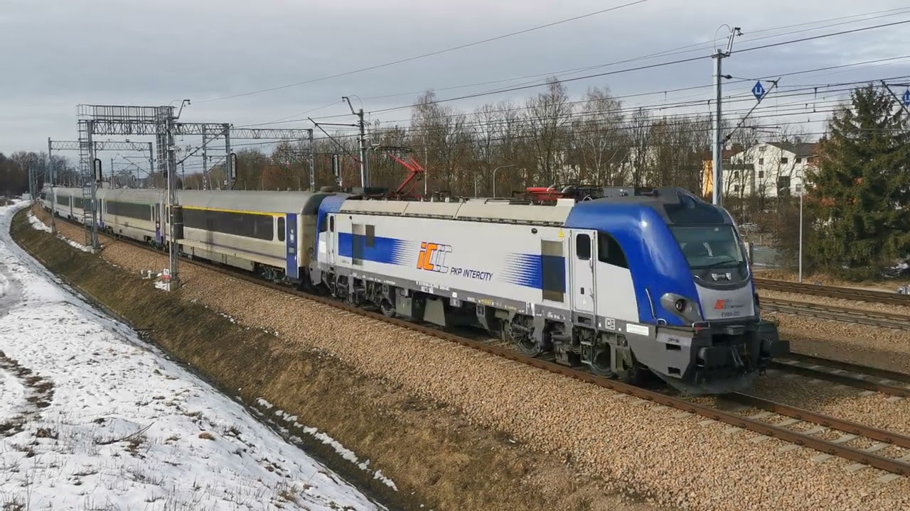 EU160-032, IC 7318 Mehoffer Zielona Góra - Przemyśl Gl z wagonem sypialnym