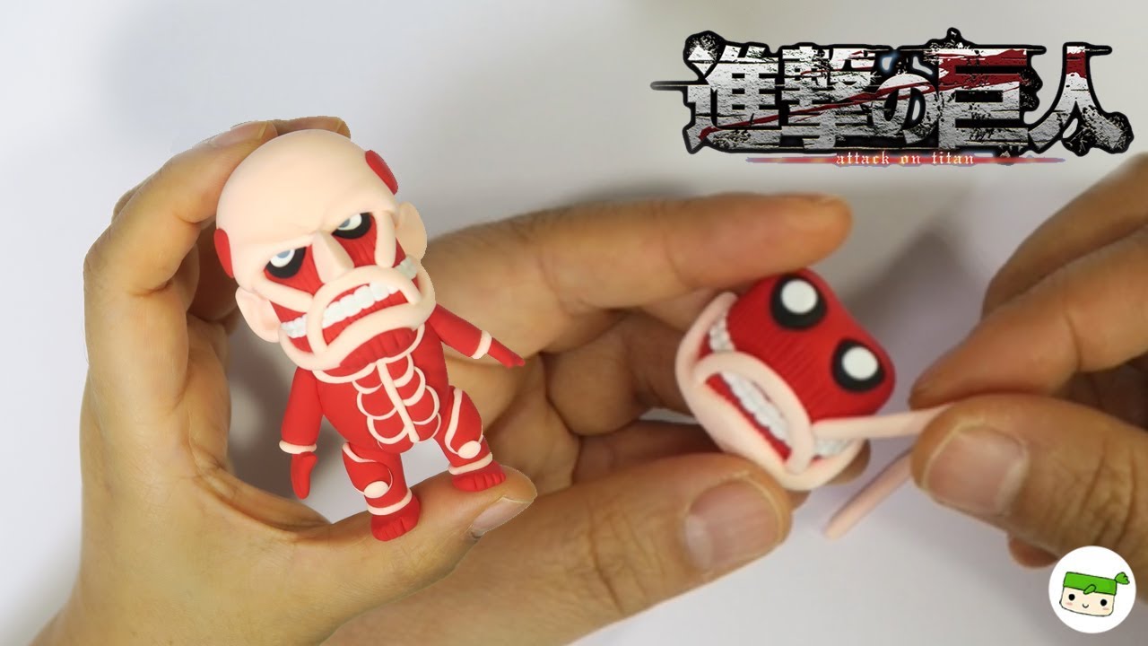 Making Attack on Titan/Clay tutorial/air dry clay/進撃の巨人