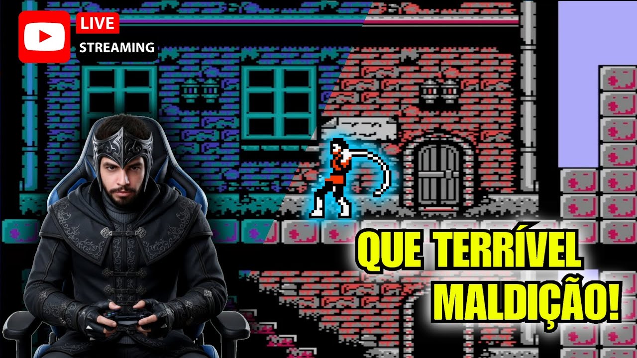 O JOGO MAIS CONFUSO DO NES? 🕯️ Castlevania 2: Simon's Quest (ZERANDO AO VIVO)