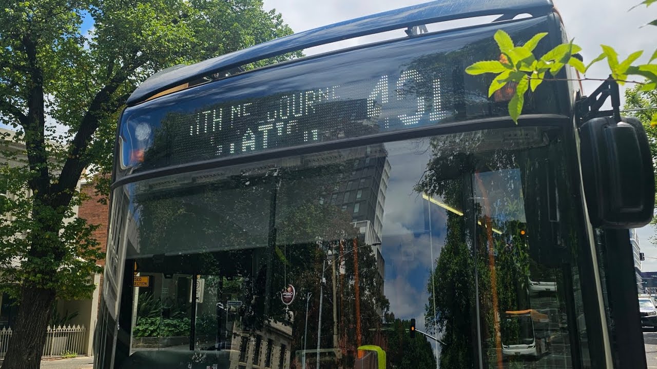 Full Journey - route 401: North Melbourne Station to Melbourne Uni Loop 