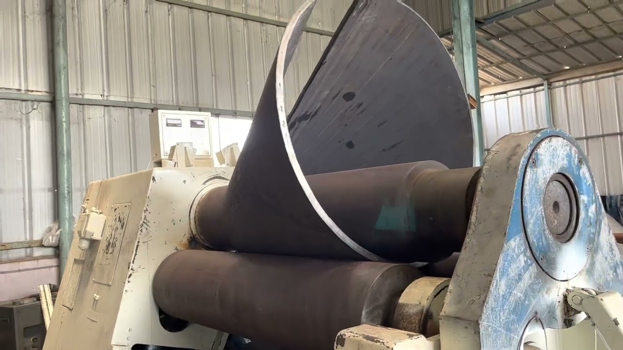 Eccentric cone bending Plate bending machine live eccentric cone bending in roundo machine8866495933