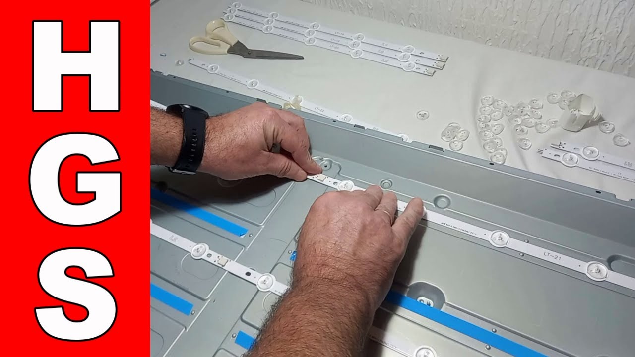 How to change backlight LG 42LN5400 led tv