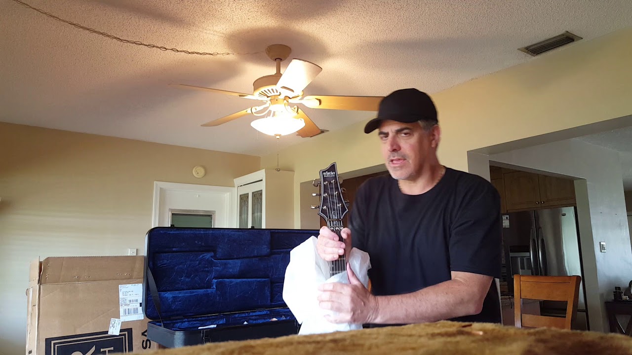 2016 Schecter Hellraiser Hybrid C1 FRS  Unboxing