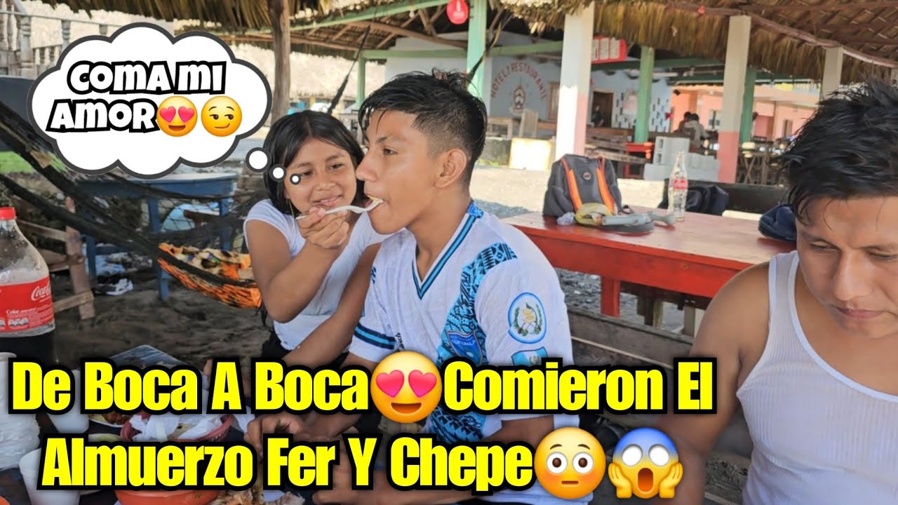 Fernanda Solo En La Boca Le Daba A Chepe La Comida😱Asi Se Consentian😳😱