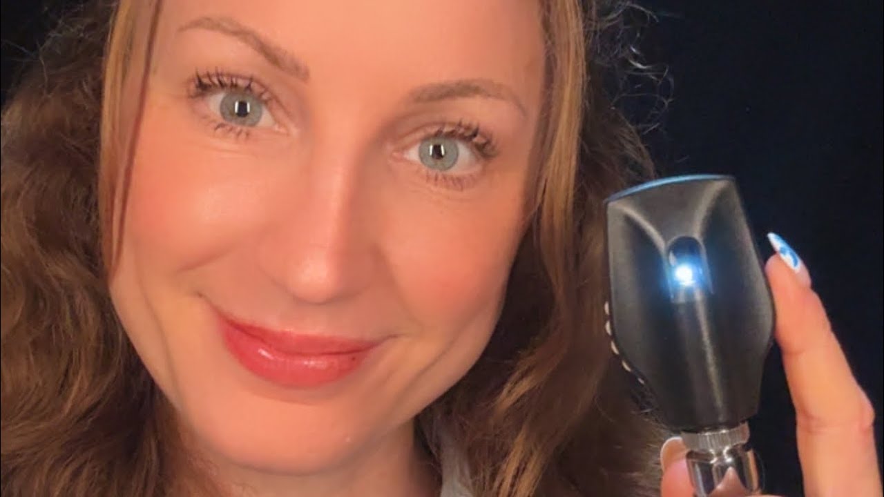 🔦 ASMR Sleep Doctor medical roleplay physical eye exam lights personal care attention layered sounds