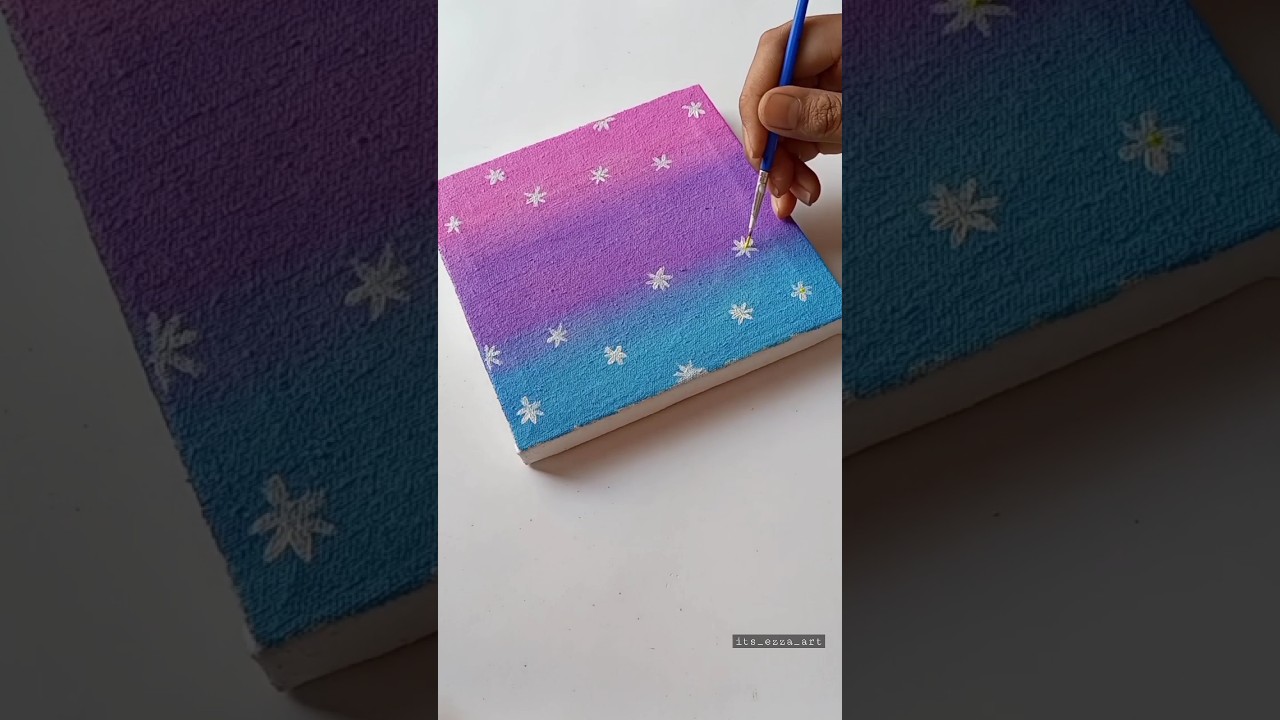New Name on Canvas decoration idea #ytshorts #painting #art #viral #artist #shorts #short