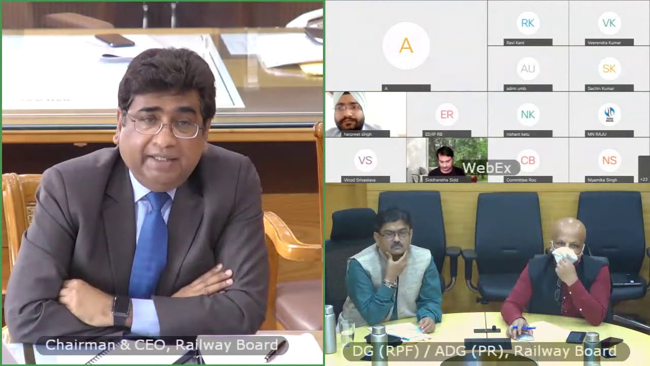 Media Interaction of Chairman & CEO, Railway Board Dt.06.11.2020