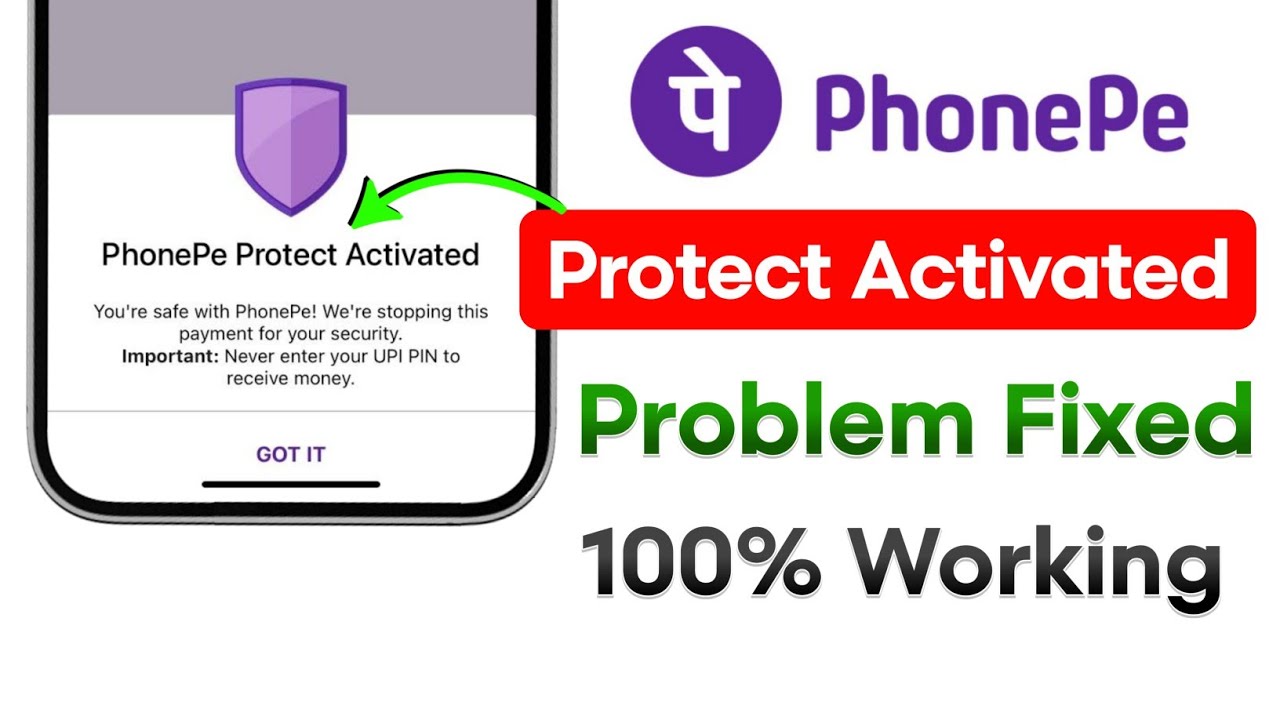 Fix PhonePe Protect Activated Problem 2026 | How To Fix PhonePe Protect Activated Problem