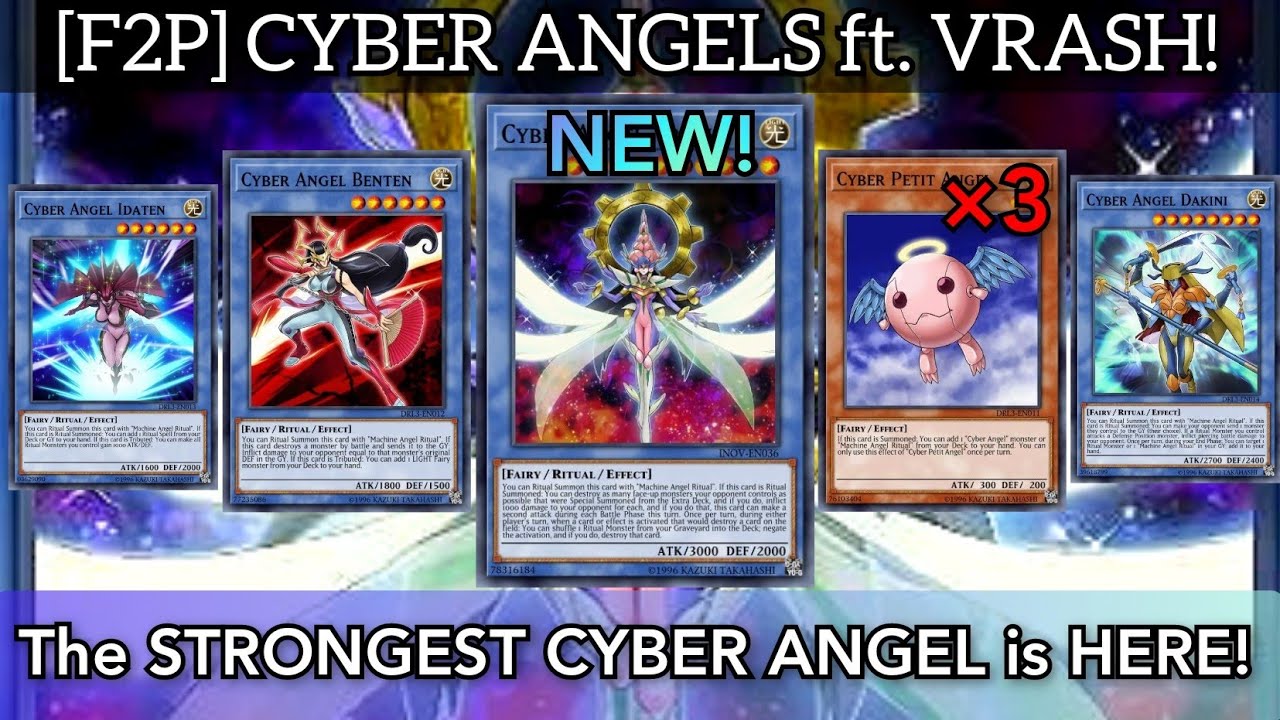 [F2P] NEW CYBER ANGELS ft. VRASH! The BEST F2P Deck of ALL Times! [Duel Links]