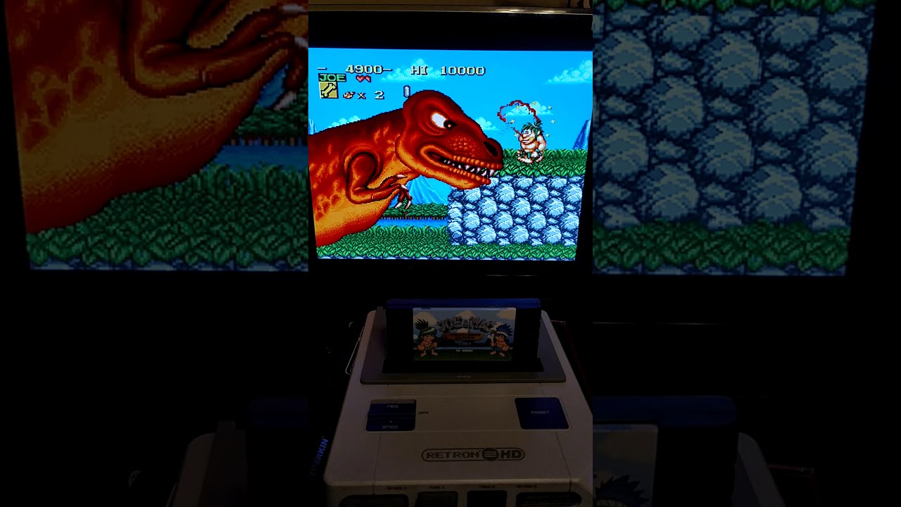 Probando JOE & MAC Collection en Retron 2 HD en Español